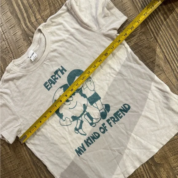 Re/Done Classic "Earth My Kind of friend" Tee Shirt. - Picture 3 of 3